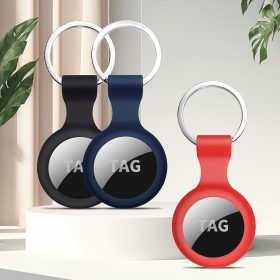 [Silicone AirTag Case] Silicone Protective Case with Keychain for Apple AirTag, Anti-Loss Holder, Item Tracking, Minimalist Style, Geometric Pattern, Flexible Material, Durable Cover, Keychain Accessory, Smart Tag Cover, Gadget Users, Tech Enthusiasts, Air Tag Case, Air Tag Holder, Air Tag Keychain, Air Tag Halter, Airtag Holder, Airtag Tok, Air Tag Keychain Cover, Airtag Cover, Airtag Case, Airtag For , Airtag Bracelet, Airtag Keychain, Air Tag Cover