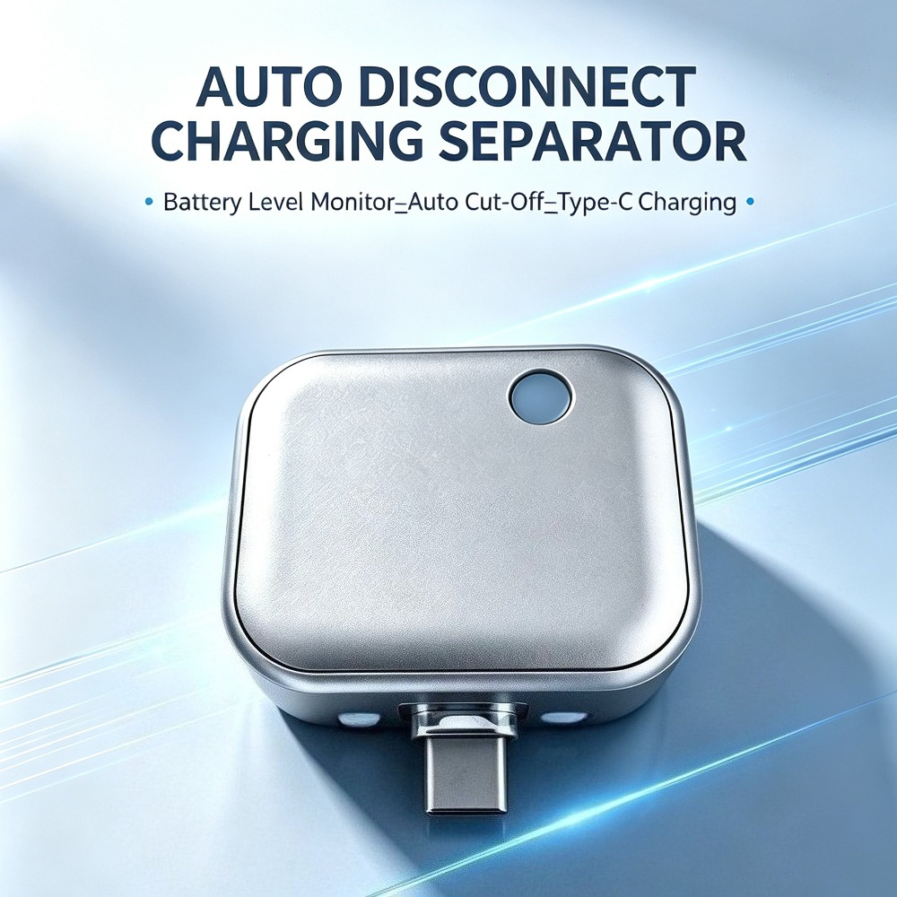 2026 New AI Smart Full Charge Automatic Power-Off Separator Fast Charging Anti-Overcharge Protection Battery Night Charging Safe Automatic Pop-Up Phone Tablet Earphone Power Bank Universal USB Charging Protector