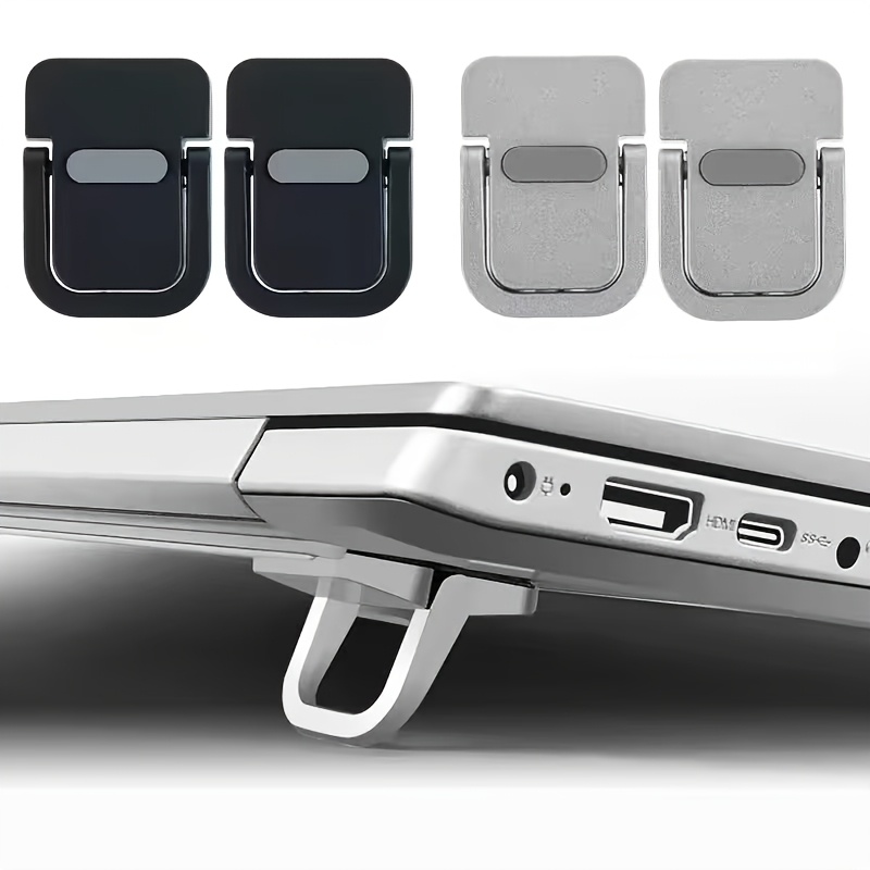 Laptop Stand Invisible Adhesive Bracket Foldable Storage Portable Elevating Stand Keyboard Footpad Support Rack